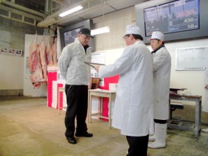 2014年3月14日　第180回 神戸肉枝肉共励会　最優秀牛購買者の表彰