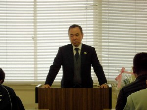 2014年11月21日　讃岐牛枝肉共励会　公益財団法人香川県畜産協会 十川常務理事あいさつ