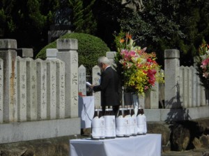 2015年10月3日(土)　加古川食肉センター畜魂祭　祭文　公益財団法人加古川食肉公社 松岡理事長