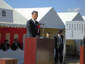 2015年10月25日(日)　第97回　兵庫県畜産共進会　来賓祝辞　丹波市・辻重五郎市長