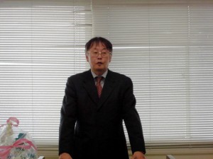 2015年11月20日(金)　讃岐牛枝肉共励会　JA全農ミートフーズ株式会社 西日本営業本部・佐藤管理部長あいさつ