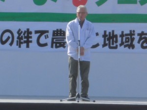 2015年11月29日(日)　JA兵庫南ふぁ～みんフェスタ	公益財団法人加古川食肉公社・松岡理事長あいさつ