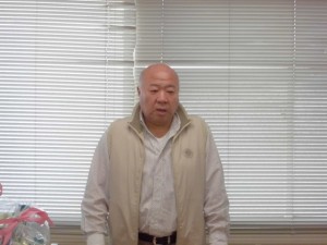 2015年12月1日(火)　(株)徳屋グループ牛枝肉共励会　株式会社徳屋・中尾社長あいさつ