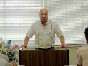 2016年7月26日(火)　(株)徳屋グループ牛枝肉共励会　株式会社徳屋・中尾社長あいさつ