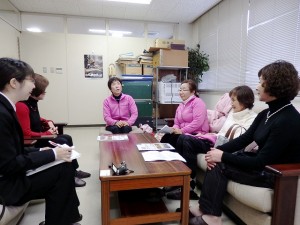 2015年12月11日(金)　黒田庄和牛婦人部枝肉共励会　公益社団法人中央畜産会による黒田庄和牛婦人部へのインタビュー