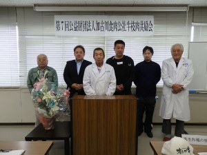 2017年10月24日(火)　公益財団法人加古川食肉公社牛枝肉共励会　入賞牛出品者の皆さん