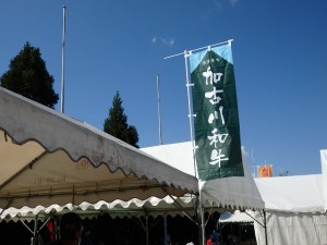 2018年10月28日(日)　第100回　兵庫県畜産共進会 加古川和牛の幟