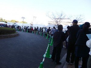 2018年11月18日(日)　JA兵庫南ふぁ～みんフェスタ 加古川和牛大試食会の行列