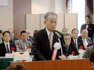 2019年3月3日(日)　神戸肉流通推進協議会設立35周年記念神戸肉枝肉共励会 神戸肉流通推進協議会・森会長 あいさつ