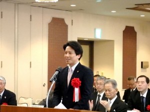 2019年3月3日(日)　神戸肉流通推進協議会設立35周年記念神戸肉枝肉共励会 加古川市 岡田市長 あいさつ