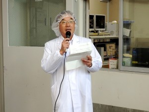 2020年7月7日(火)　観音寺市・三豊市牛枝肉共励会 セリ前　観音寺市経済部・森部長あいさつ