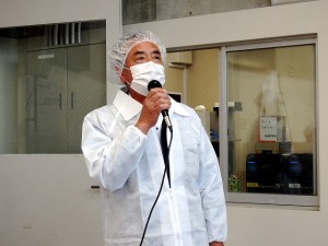 2020年12月8日(火 )　加古川和牛枝肉共励会 セリ前　加古川和牛流通推進協議会・JA兵庫南営農経済部 北川部長あいさつ