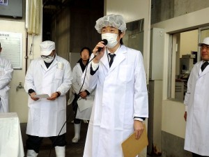 2024年1月9日(火)　令和６年 初せり式　加古川市産業経済部 田渕部長あいさつ