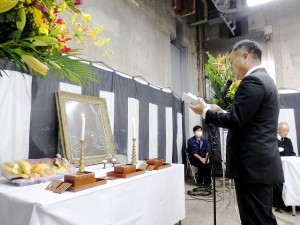 2024年10月19日(土)　加古川食肉センター畜魂祭　祭文　公益財団法人加古川食肉公社・大浦理事長
