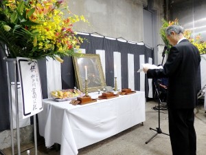 2024年10月19日(土)　加古川食肉センター畜魂祭　祭文　兵庫県食肉生活衛生同業組合・大西理事長