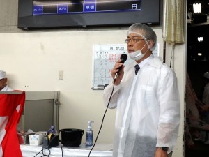 2026年6月19日(金)　JA全農くみあい飼料㈱西日本枝肉共励会　せり前　JA全農くみあい飼料㈱西日本事業本部・西村上席執行役員　あいさつ